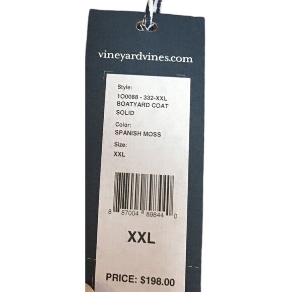 Vineyard Vines Jacket Men's Size XXL Cotton Zipper Snaps - Picture 6 of 8